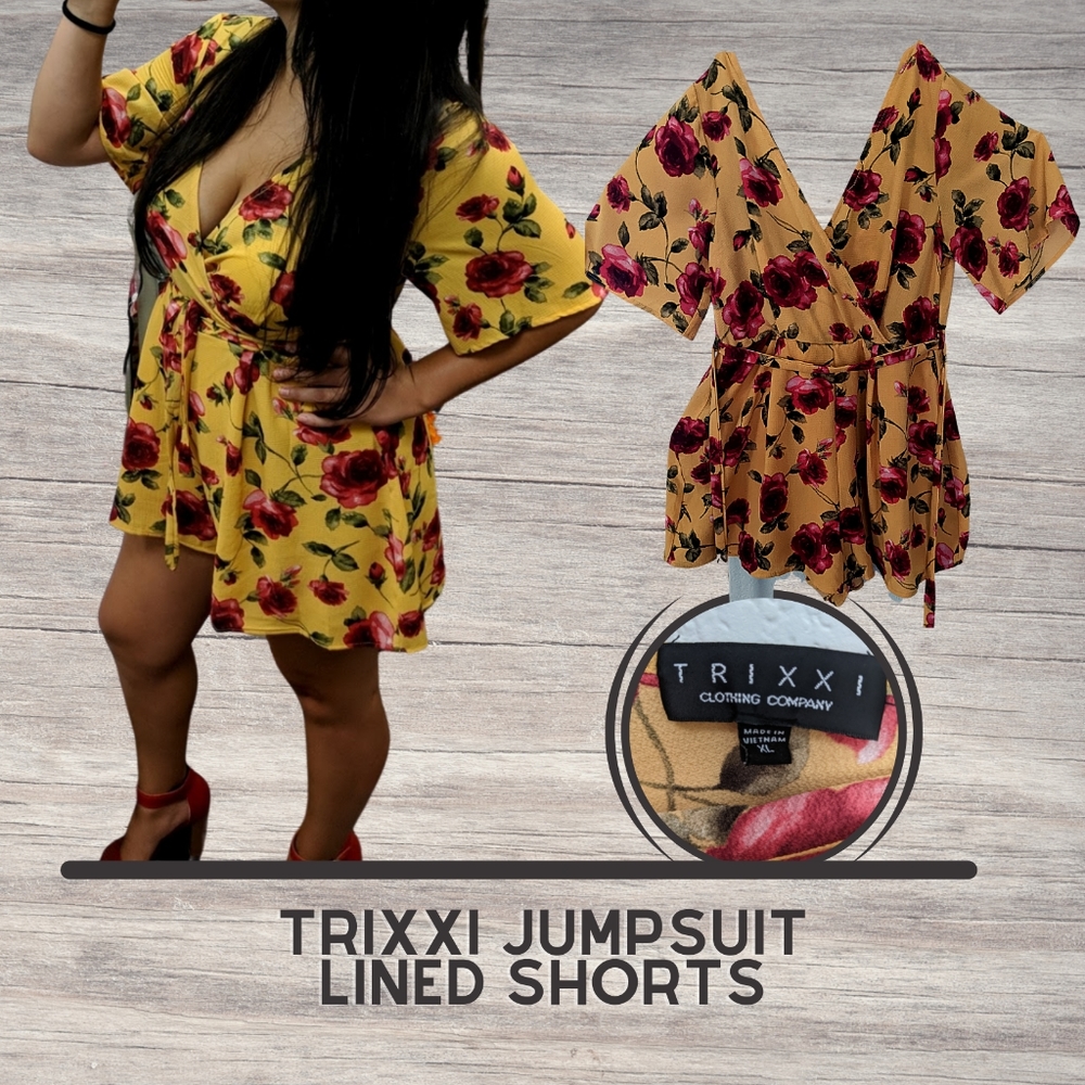 Trixxi Jumpsuit, lined shorts Size XL